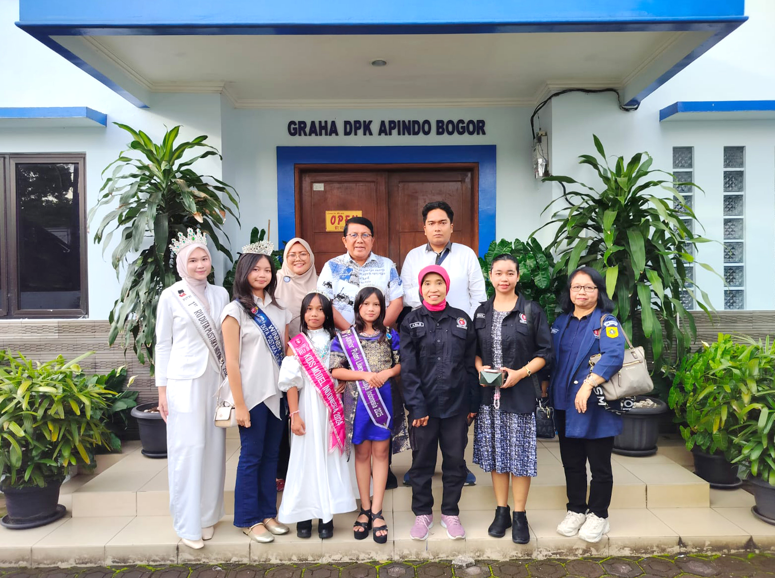 Audiensi Pengurus dan Model Yayasan Romasenta Gallery ke Graha DPK APINDO Kabupaten Bogor.